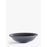 M.M Living Bobble Grey Pasta Bowl on a white background side view