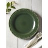 M.M Living Bobble Green Dinner Plate on a dining table birds eye view