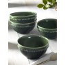 M.M Living Bobble Green Cereal Bowl on a dining table with other cereal bowls