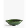 M.M Living Bobble Green Pasta Bowl on a white background side view