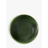 M.M Living Bobble Green Pasta Bowl on a white background birds eye view