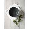 M.M Living Grey Scallop Large Nibble Bowl on a dining table