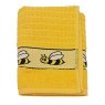Yellow Honey Bee Tea Towel on a white background different angles