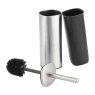 Showerdrape Capri Toilet Brush Holder Satin open