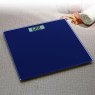 Showerdrape Navy Slimline Scale with background