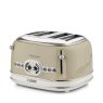 Ariete Ariete Vintage 4 Slice Toaster Cream