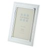 Sixtrees Hunter Silver Plated Photo Frame side view on a white background
