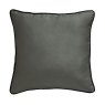 Tru Living Luna Natural Cushion Cover on a white background back view