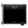 Salter Black Compact Glass Electronic Scale 9207
