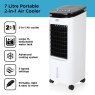 Black & Decker 7 Litre Portable 2-in-1 White Air Cooler specifications