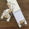 Alex Clark Bear Hugs Magnetic To Do List opened on a wooden table