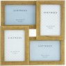 Sixtrees Twilight Oak Multi Aperture Photo Frame on a white background