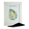 Sixtrees Twilight Laser Soft White Photo Frame 5x7