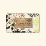 The English Soap Company Jasmine and Wild Strawberry Soap packaging on a blank background