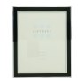 Sixtrees Abbey Black Polished Silver 8x10 Photo Frame on a white background