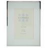 Sixtrees Park Lane Silver Plated Photo Frame with Soft White Mount on a white background