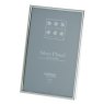 Sixtrees Cambridge Narrow Rim Silver Plated Photo Frame on a white background different angle