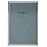 Sixtrees Cambridge Narrow Rim Silver Plated Photo Frame on a white background