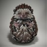 Edge Sculptures Hedgehog Figure front on a grey background