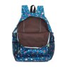 Eco Chic Navy Floral Classic Backpack inside on a white background