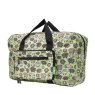 Eco Chic Green Cute Sheep Foldable Holdall different angle on a white background