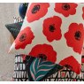 Vallmo Poppy PVC been used to make a cushion out of it