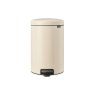 NewIcon 20L Pedal Bin Soft Beige