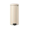 NewIcon 30L Pedal Bin Soft Beige