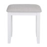 Derwent White Stool front angle of the stool on a white background
