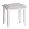 Derwent White Stool side angle of the stool on a white background