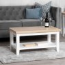 Derwent White Small Coffee Table lifestyle image of the coffee table