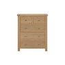Silverdale Oak 2 Over 3 Chest of Drawers