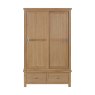 Silverdale Oak Double Robe 2 Sliding Door Wardrobe