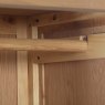 Silverdale Oak Double Robe 2 Sliding Door Wardrobe close up inside