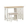 Silverdale Painted Dressing Table Set on a white background no mirror