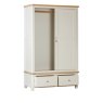 Silverdale Painted Double Robe 2 Sliding Door Wardrobe on a white background