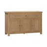 Silverdale 3 Door Sideboard side angle on a white background
