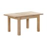 Silverdale 1.5m Extended Dining Table side view on a white background