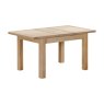 Silverdale 1.5m Extended Dining Table side view on a white background