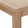 Silverdale 1.5m Extended Dining Table close up on a white background
