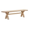 Aldiss Own Silverdale Cross Leg Bench