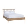 Ercol Winslow Bedframe image of the bedframe with mattress on a white background