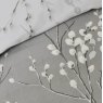 Laura Ashley Pussy Willow Steel Grey Duvet Cover Set lifestyle image close up of the cover