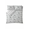 Laura Ashley Tulleries Charcoal Duvet Cover Set image of the set on a white background