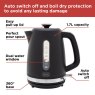 Black & Decker 1.7L Kettle Black Auto Switch Off and Details