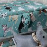 Dogs Large Sewing Box with Handle close up lifestyle image of the sewing box
