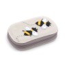 Applique Bee Zip Up Case Sewing Kit image of the front of the sewing kit on a white background