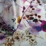The Lyndon Company Watercolour Lavender Meadow Duvet Cover Set close up image of the bedding