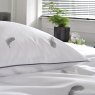 The Lyndon Company Feathers Duvet Cover Set lifestyle image of the pillows on the bedding