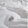 The Lyndon Company Feathers Duvet Cover Set close up of the bedding